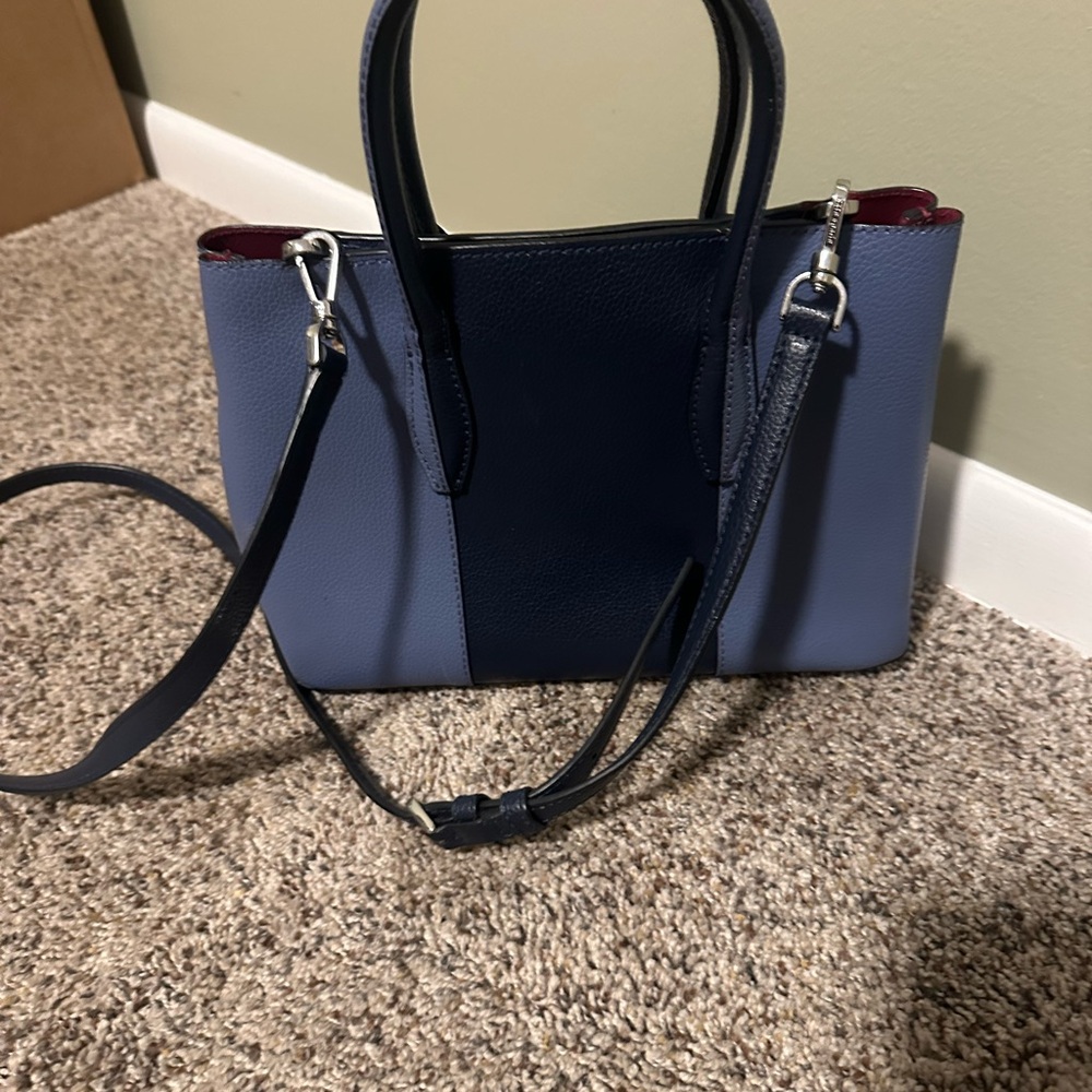 Kate Spade Blue and Navy Crossbody Bag - Picture 2 of 3